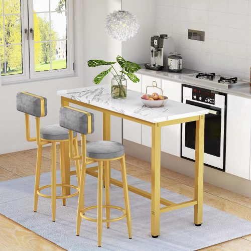 1+2 Table Stool Set