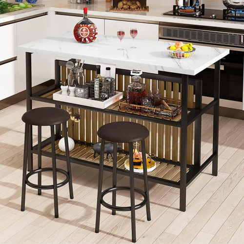Pub Set Marble Table W36835711